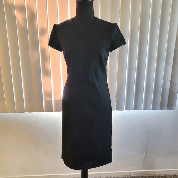 black dress with neck scarf Belina Scarf Mini Dress main image 1